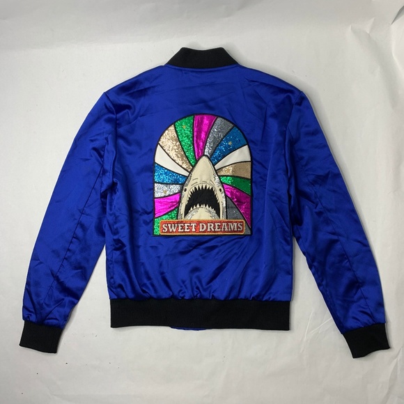 Saint Laurent TEDDY SWEET DREAMS SHARK JACKET 44‎ - Picture 1 of 8